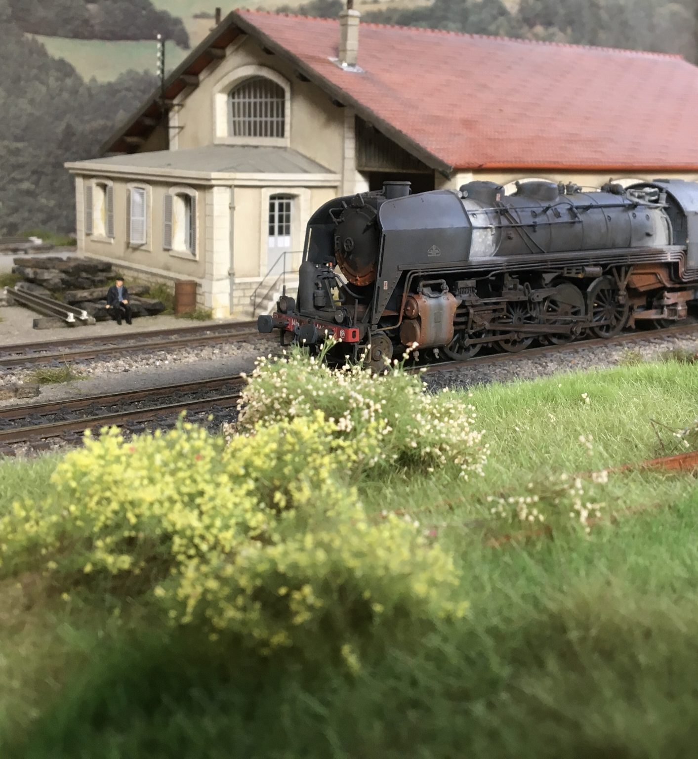 Locomotive à Vapeur SNCF 141R Mikado - Modèle Réduit Lima échelle HO 1/87 - Occasion Comme Neuve